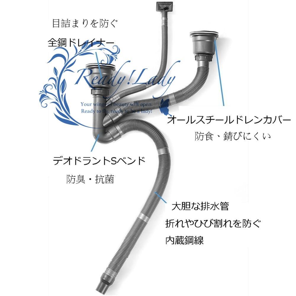流し台 ステンレス 屋外 流し台下 簡易式 ステンレス製 流し台304ステンレス 屋外 流し台下 収納ラック 簡易 ガーデンキッチン ステンレス蛇口付き 錆びにくい 業務用レストラン シンク 自立型キッチン シンク セット ダブル 74 41 79.5 SKLAD-KIRPICHA_RU