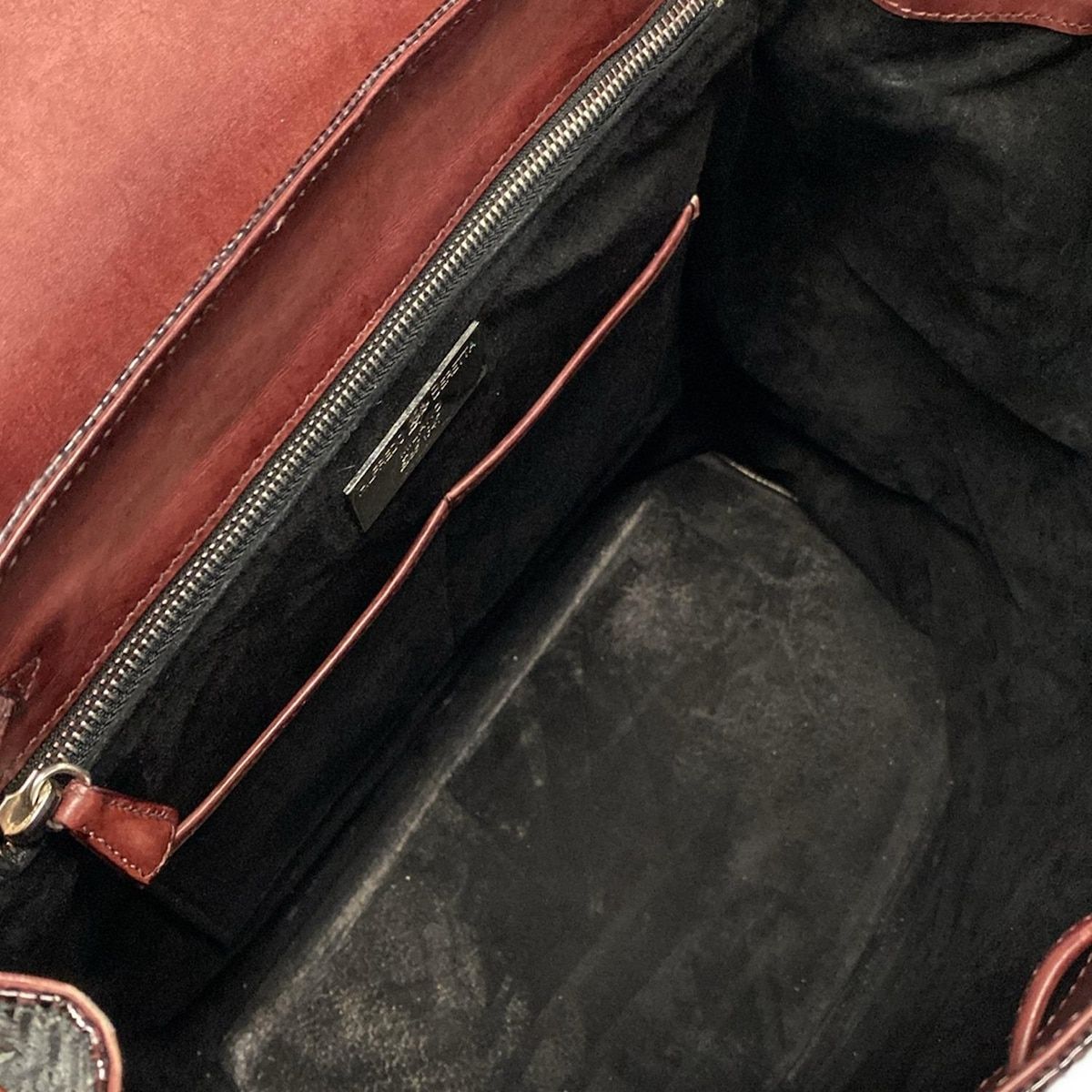 ALFREDO BERETTA(アルフレッドベレッタ) リュックサック 黒×ボルドー  