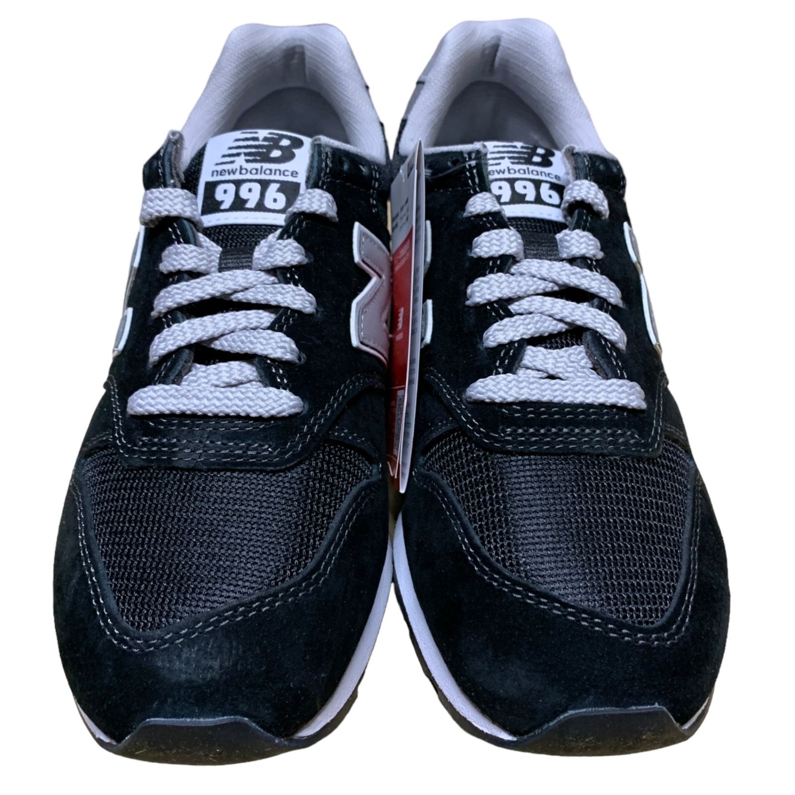 ◆未使用品◆ニューバランス New Balance スニーカー スエード 996 ブラック 24.5cm CM996BK2 Q68590NK