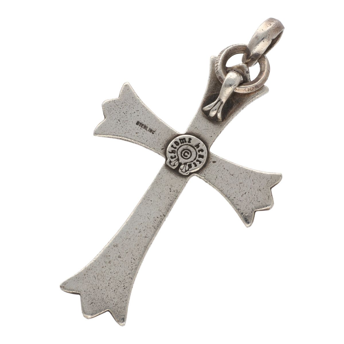 訳ありChrome Hearts CHクロスクリンプト クロムハーツクリンプトCHクロスペンダントスモール(ネックレス