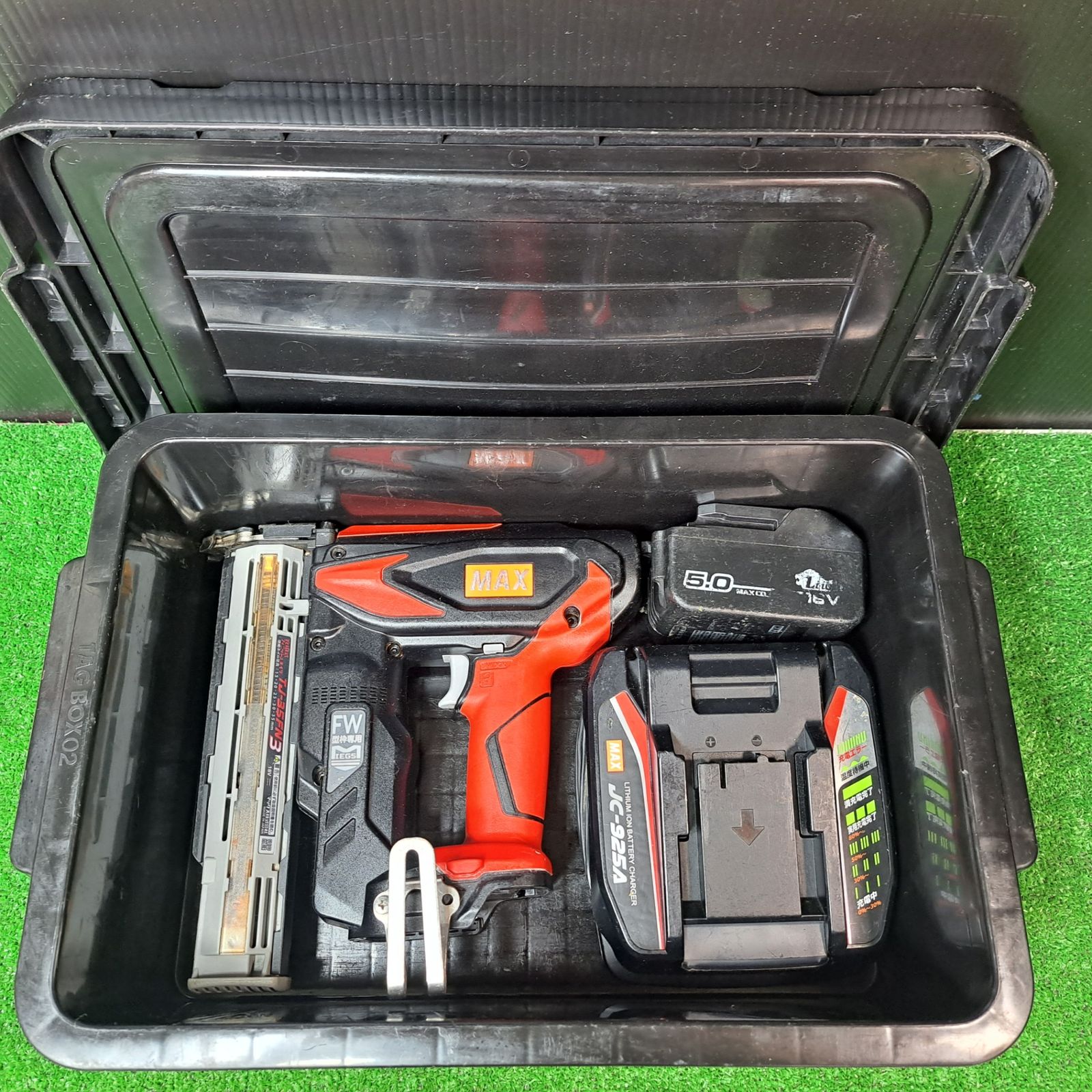 マックス MAX コードレスフィニッシュネイラ TJ-35FN3FW-BC|1850A 岩槻店