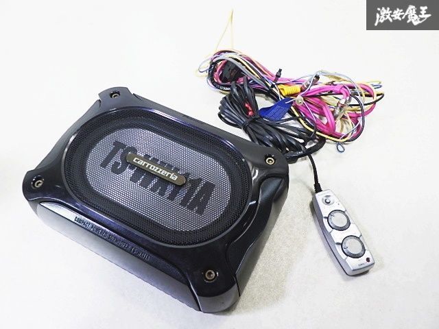 おまけ配線付 カロッツェリア TS-WX11A サブウーファー リモコン付 早いものガチ TS-WX11A カロッツエリアウーファー Pioneer