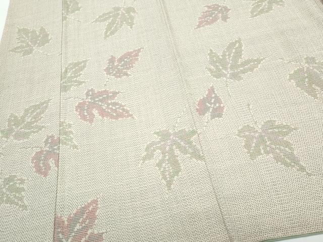 平和屋着物○本塩沢 楓文 正絹 逸品 CAAR8094vf - メルカリ 