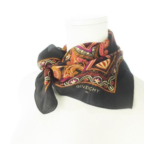 Chito givenchy シルク　スカーフ　ジバンシー Chito givenchy シルク スカーフ ジバンシー Chito givenchyシルク