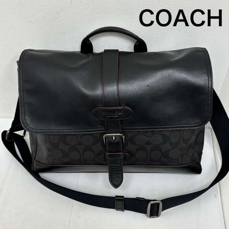 COACH コーチ メッセンジャーバッグ コーチ メンズ ハドソン スモール メッセンジャーバッグ シグネチャー キャンバス F50051