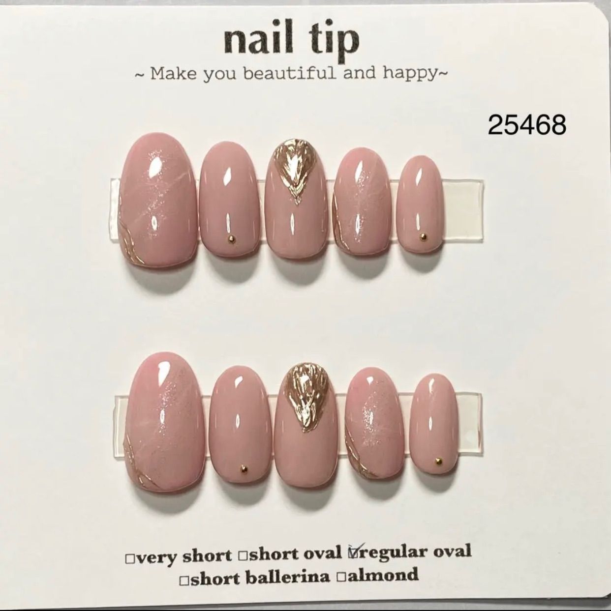 ro1 aynnail 現品販売 即購入OK ネイルチップ 10本セット ピンク