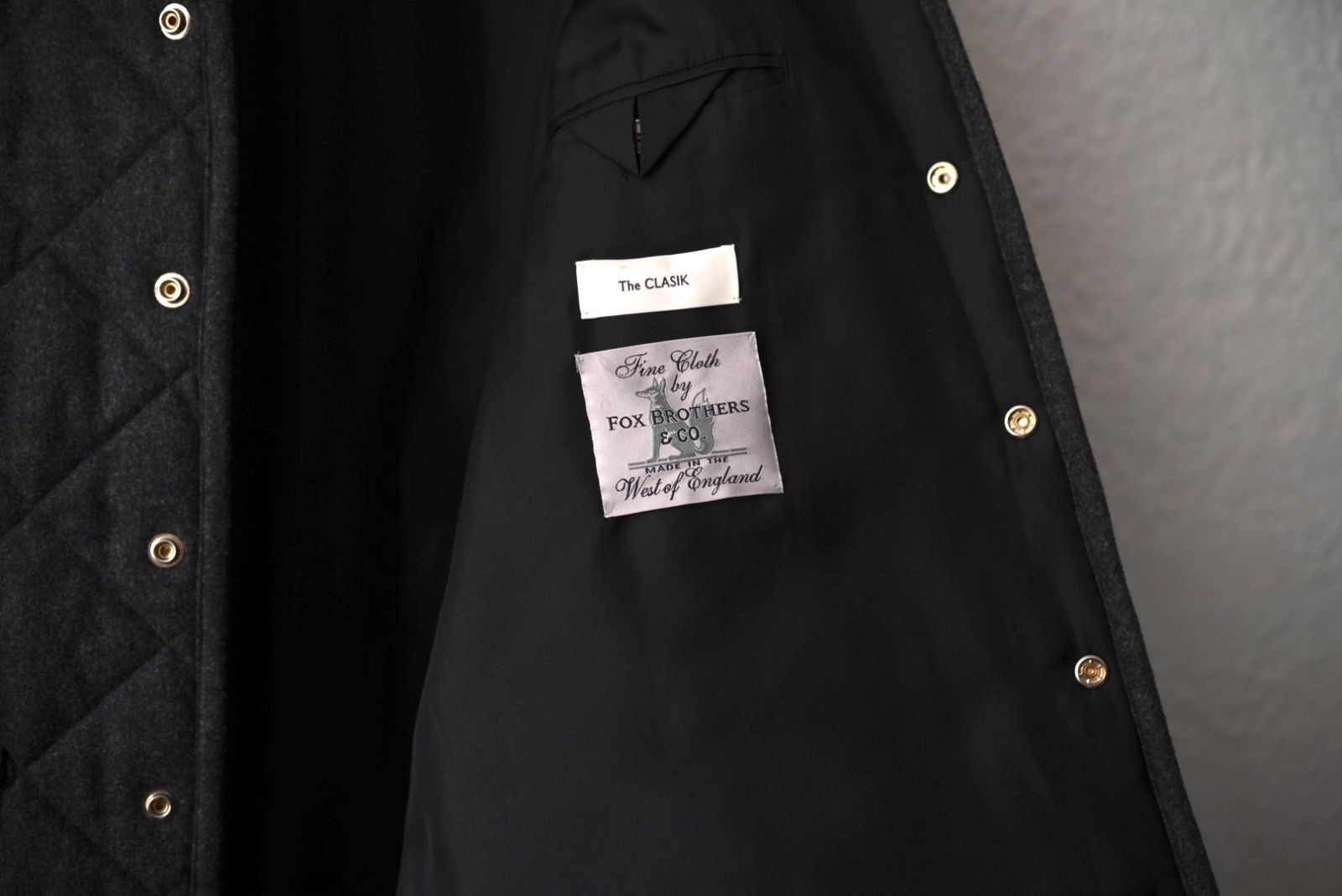 21AW Quilt Paddock Coat FOX BROTHERS キルティングジャケット / THE 