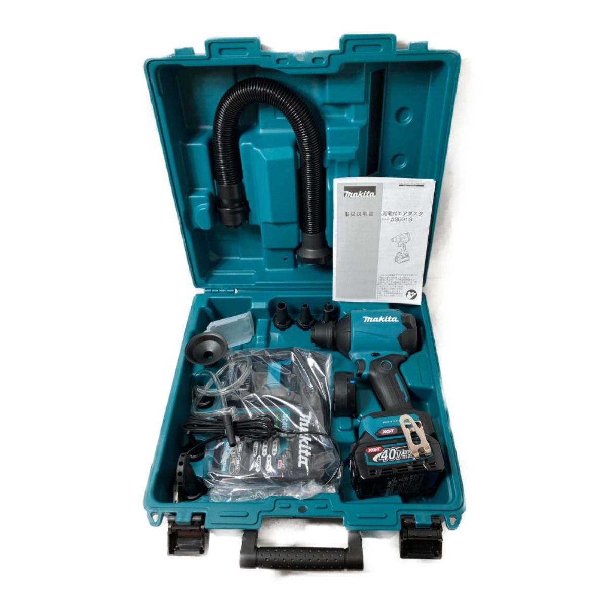 MAKITA マキタ 40Vmax 充電式エアダスタ （バッテリ1個・充電器 