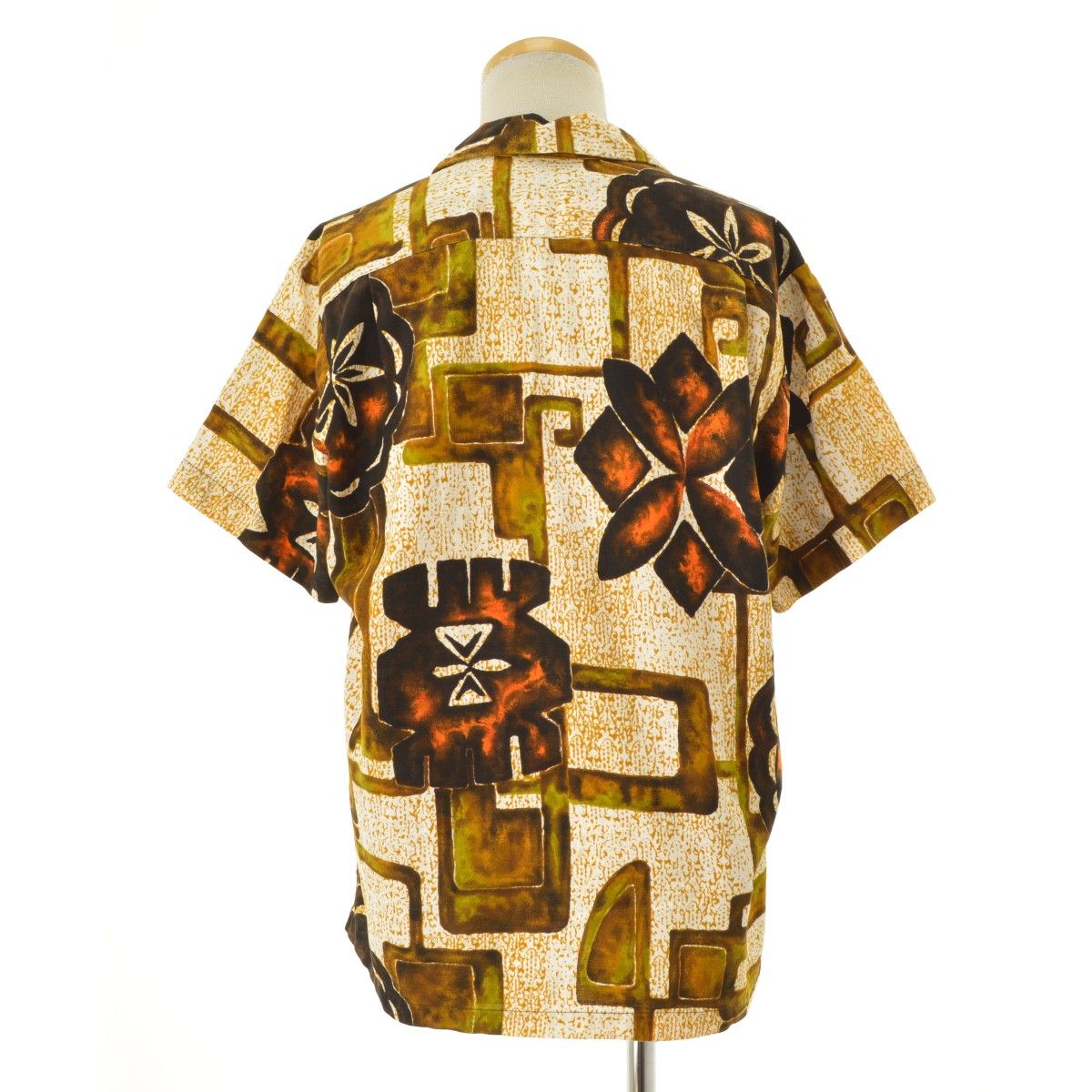 VINTAGE コットン アロハ ハワイアン半袖シャツ