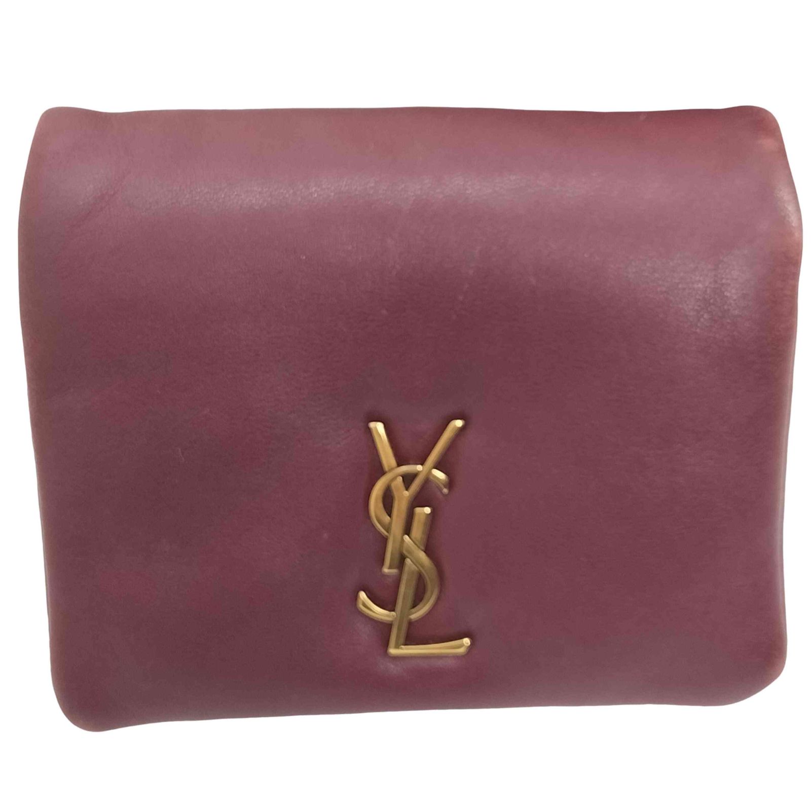 サンローランパリ SAINT LAURENT PARIS カリプソ コンパクトウォレット 三つ折り財布 メンズ 表記無