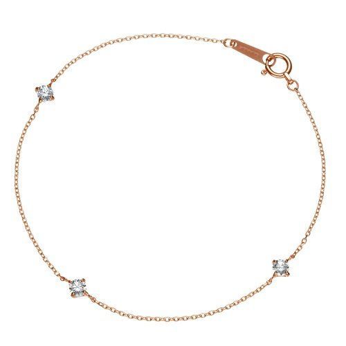 新着商品 ブレスレット キュービックジルコニア K10ピンクゴールド PG 151126133105 canal4℃ カナルヨンドシー