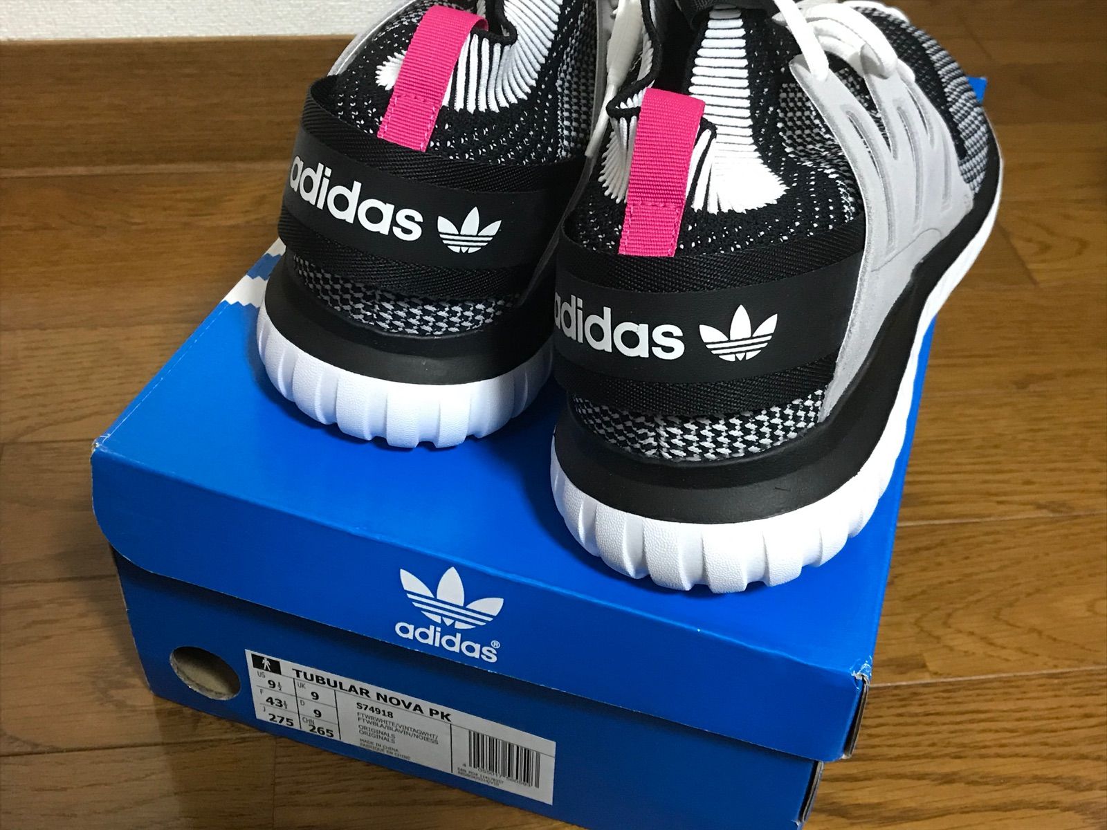 未使用★アディダス TUBULAR NOVA PK スニーカー27.5cm