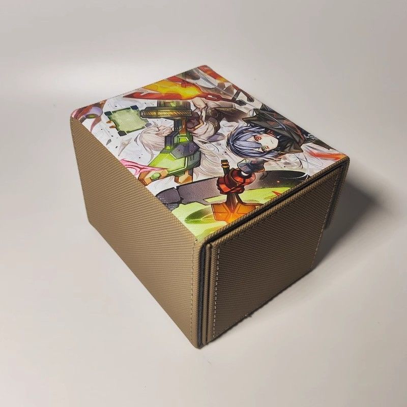 デッキケース 閃刀姫 増援 絵違い 遊戯王 レザー カードケース