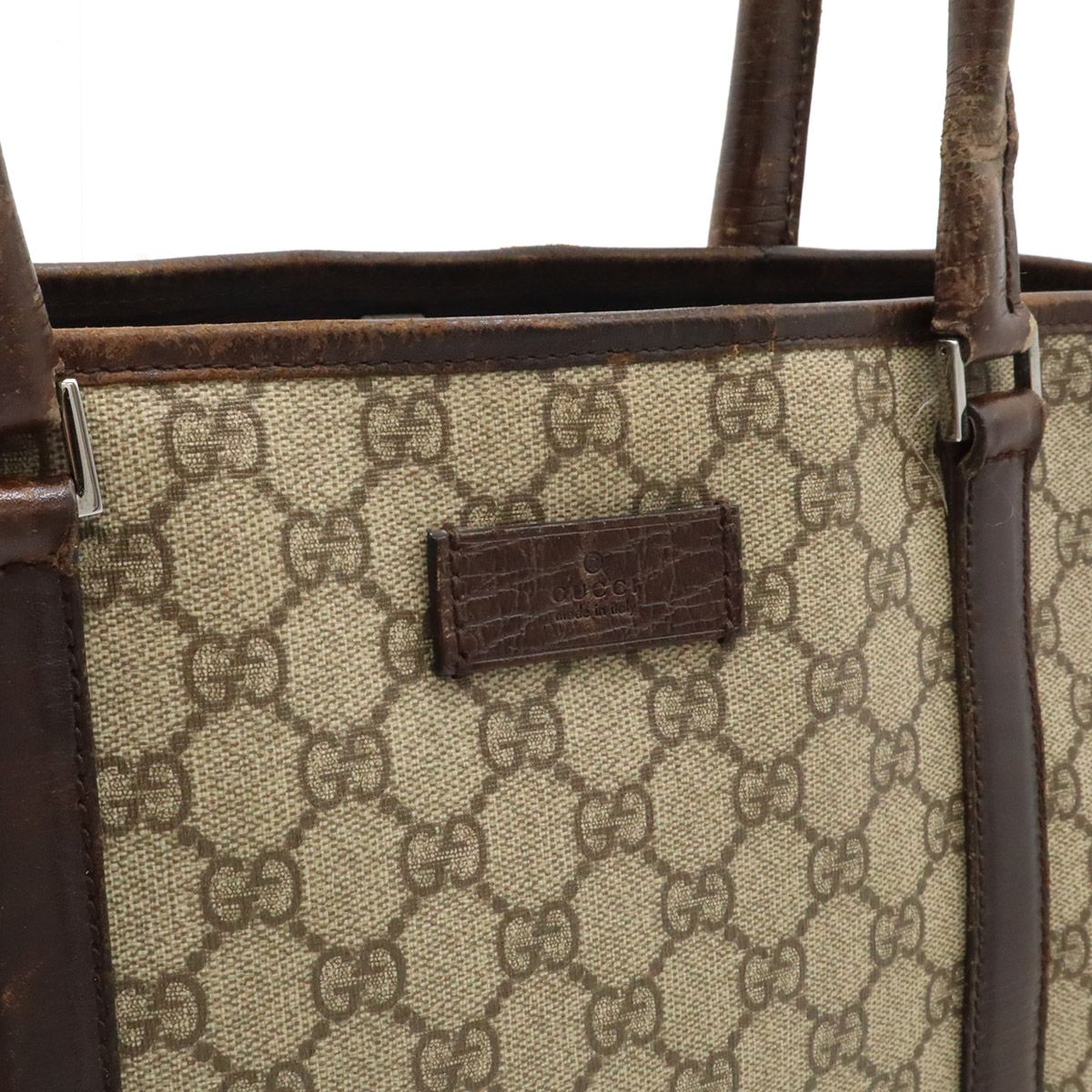 GUCCI グッチ GGスプリーム GGプラス トートバッグ ショルダー