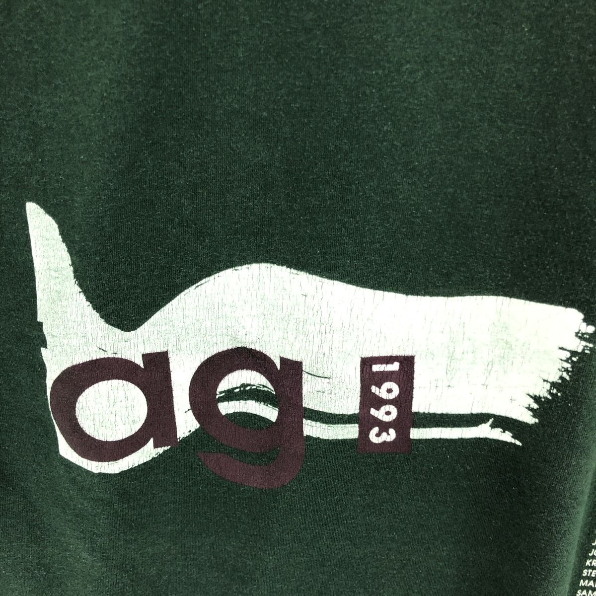 FRUIT OF THE LOOM テキストプリント Tシャツ XL 90s 古着 90年代 フルーツオブザルーム FRUIT OF THE LOOM プリントT
