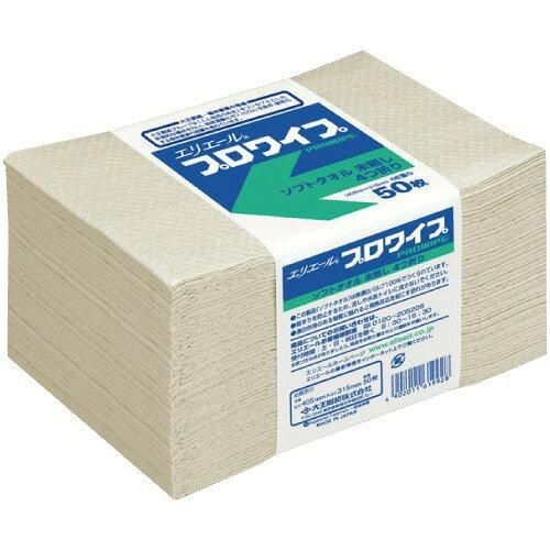 2営業日で発送 大王製紙 エリエール プロワイプ ソフトタオル 未晒帯どめ50 1箱 50枚×24袋入 20703523 1箱 50枚×24袋入 入数 24