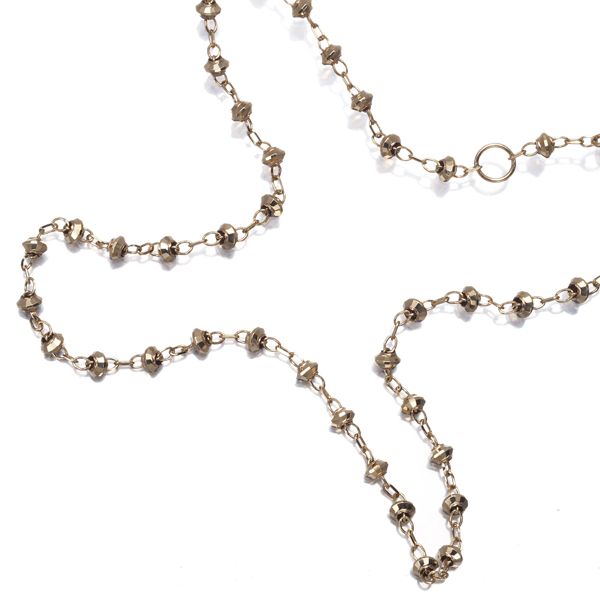 ココシュニック ブレスレット カットボール チェーン K10YG 178538