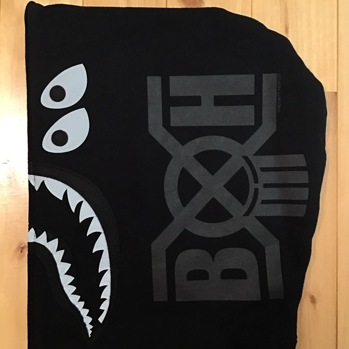 ☆XL☆ BOUNTY HUNTER × BAPE shark full zip hoodie シャーク 