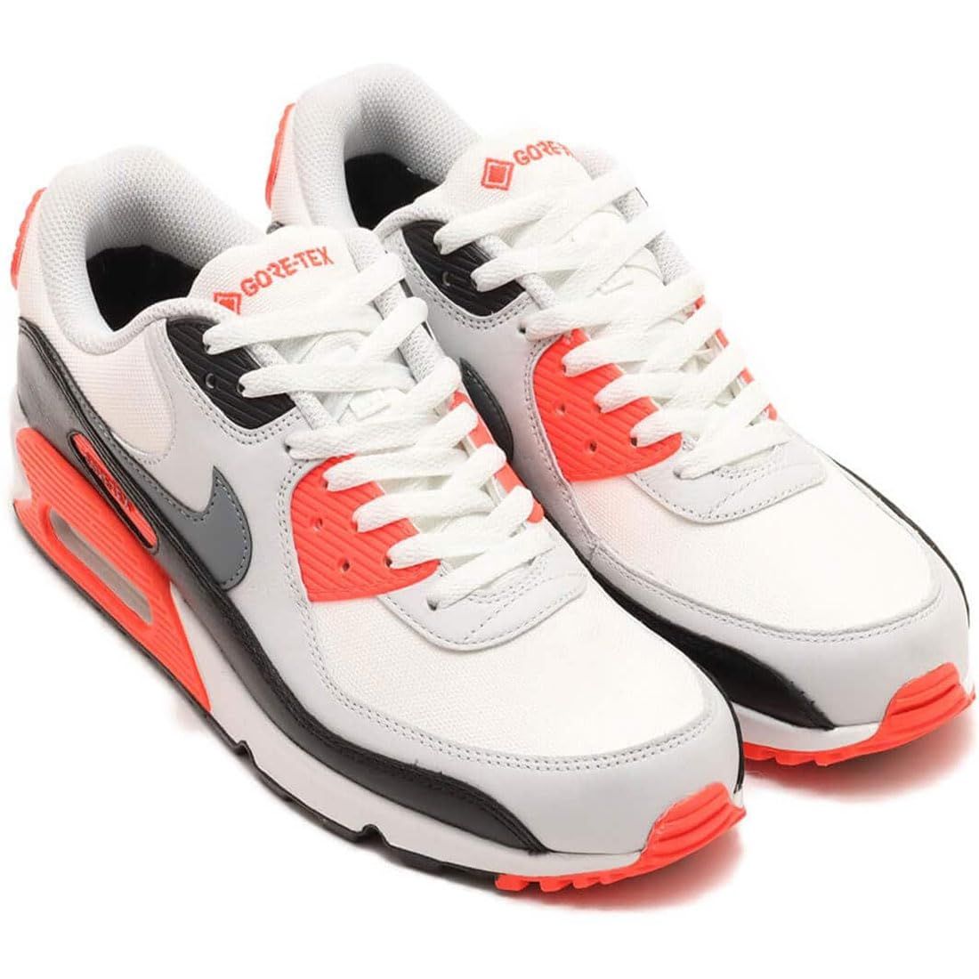 ナイキ エア マックス 90 ゴア-テックス AIR MAX 90 GORE-TEX サミットホワイト|ブライトクリムゾン|ブラック|グレー FD5810-101 日本 正規 サミットホワイト|ブライトクリムゾン|ブラック|グレー 27.5 cm