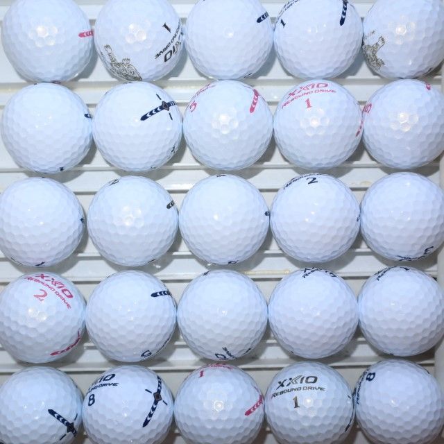 Aランク 25個 ゼクシオ リバウンド ドライブ 良品 ホワイト