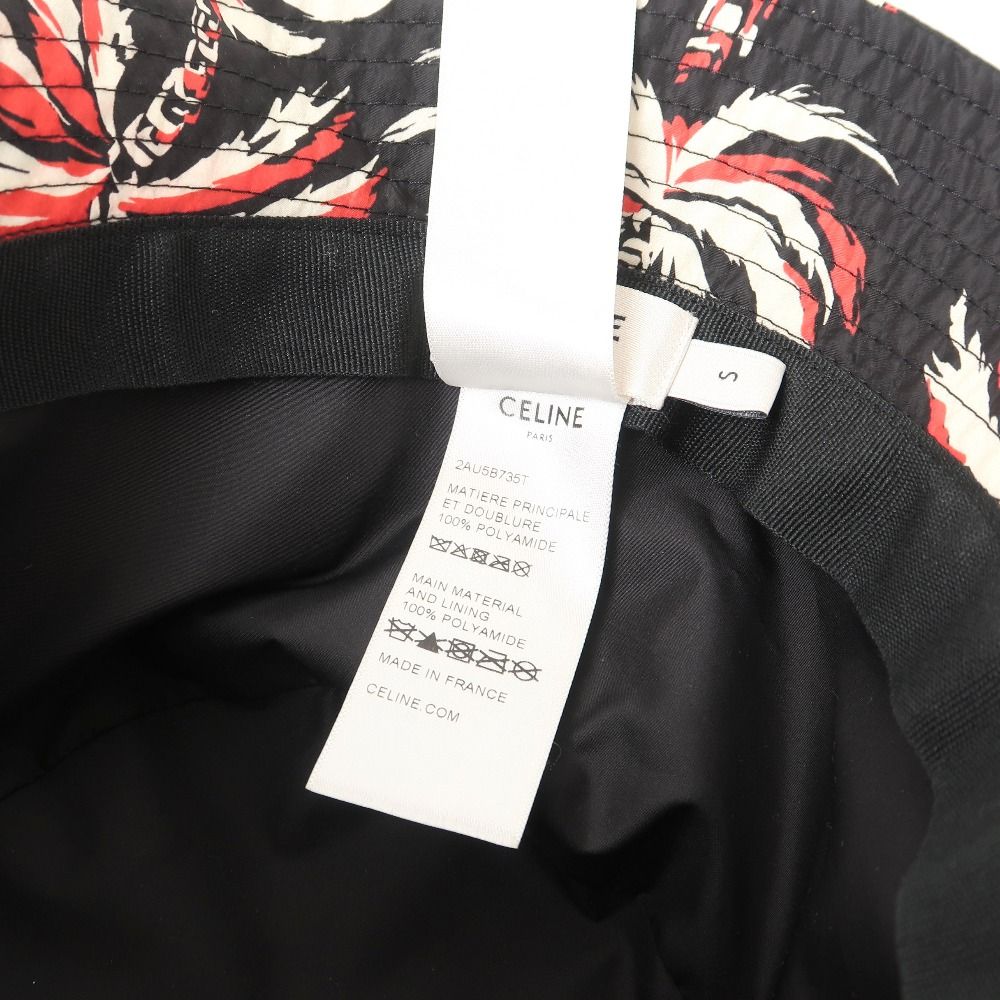 □美品□CELINE セリーヌ ハット サイズS アロハ パームツリー