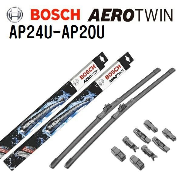 アウディ Q5[FYT]スポーツバック BOSCH(ボッシュ) 輸入車用ワイパーブレード AEROTWIN エアロツイン2本組 600mm 500mm AP24U AP20U 3397006837 3397006833