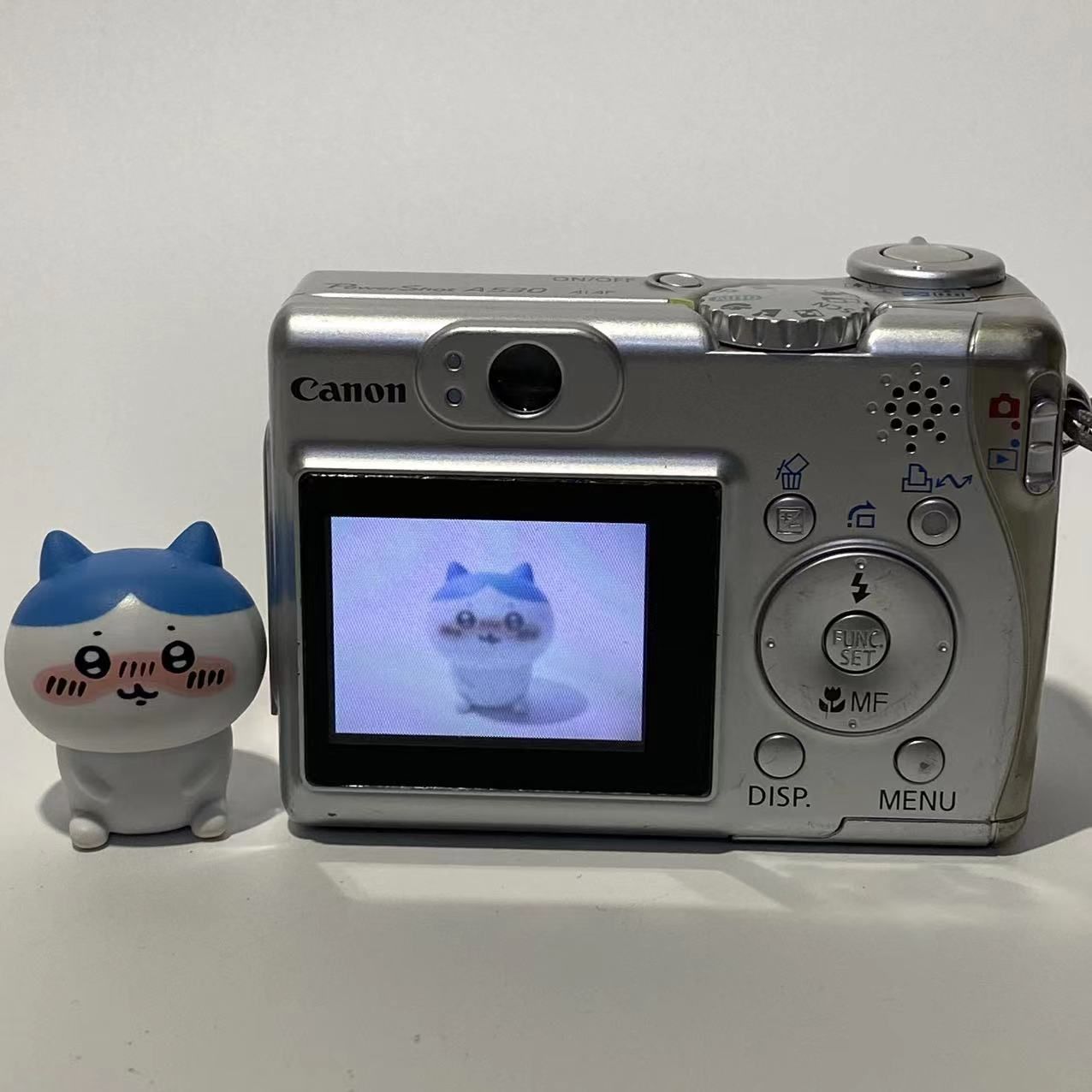 Canon PowerShot A530　動作確認済み　SDカード付 Canon PowerShot A530 シルバー 動作確認済み SDカード付属