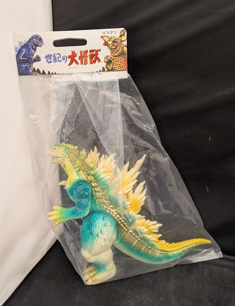 マルサン 世紀の大怪獣 99ゴジラ 350 ハワイカラーver. 黄成型/緑/金