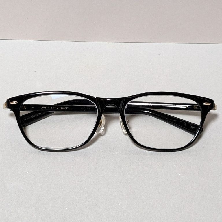 ATTRACT アトラクト ATC1411 BLK メガネフレーム ブラック しんどい 