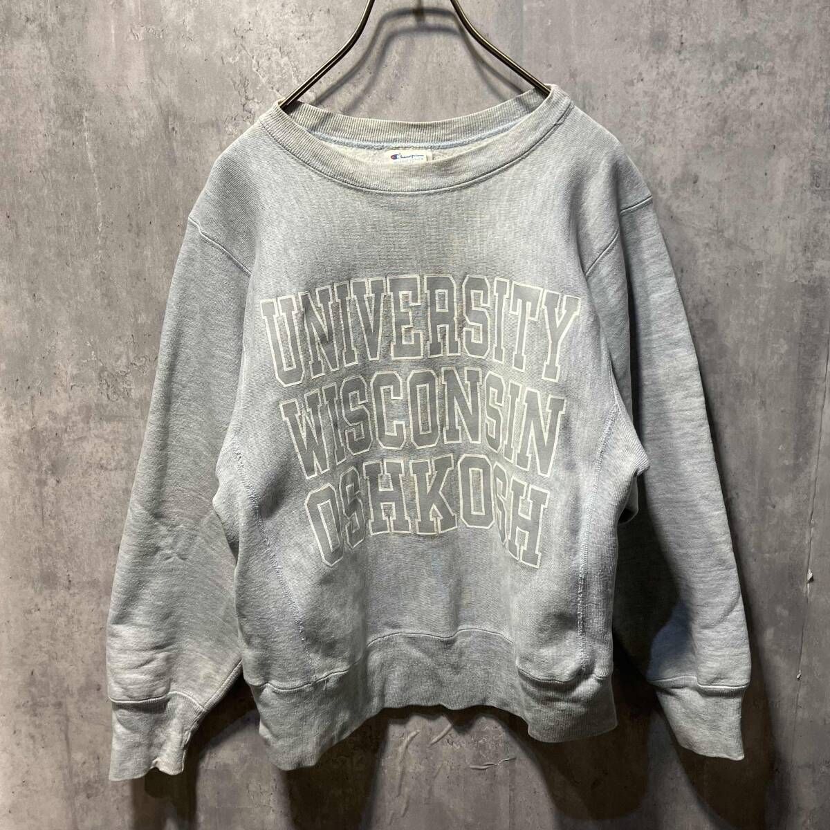 80s usa製 champion reverse weave3段medium 80s Champion Reverse Weave Hoodie 3段College トリコタグ前期