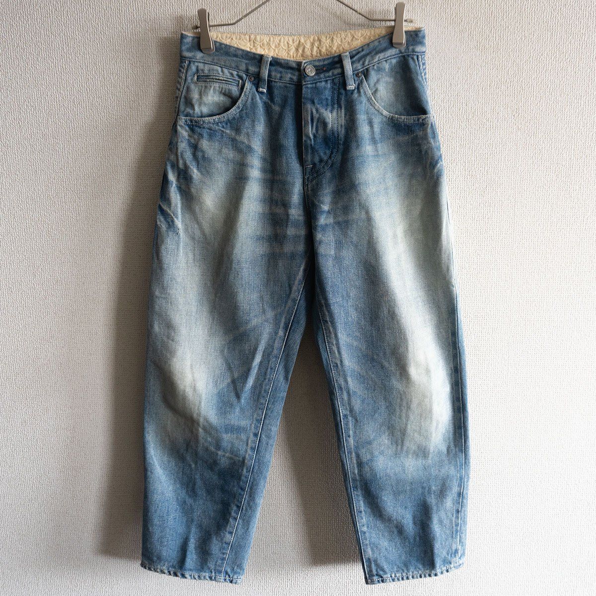 美品】mina perhonen【always ロールアップデニムパンツ】36 ミナ  