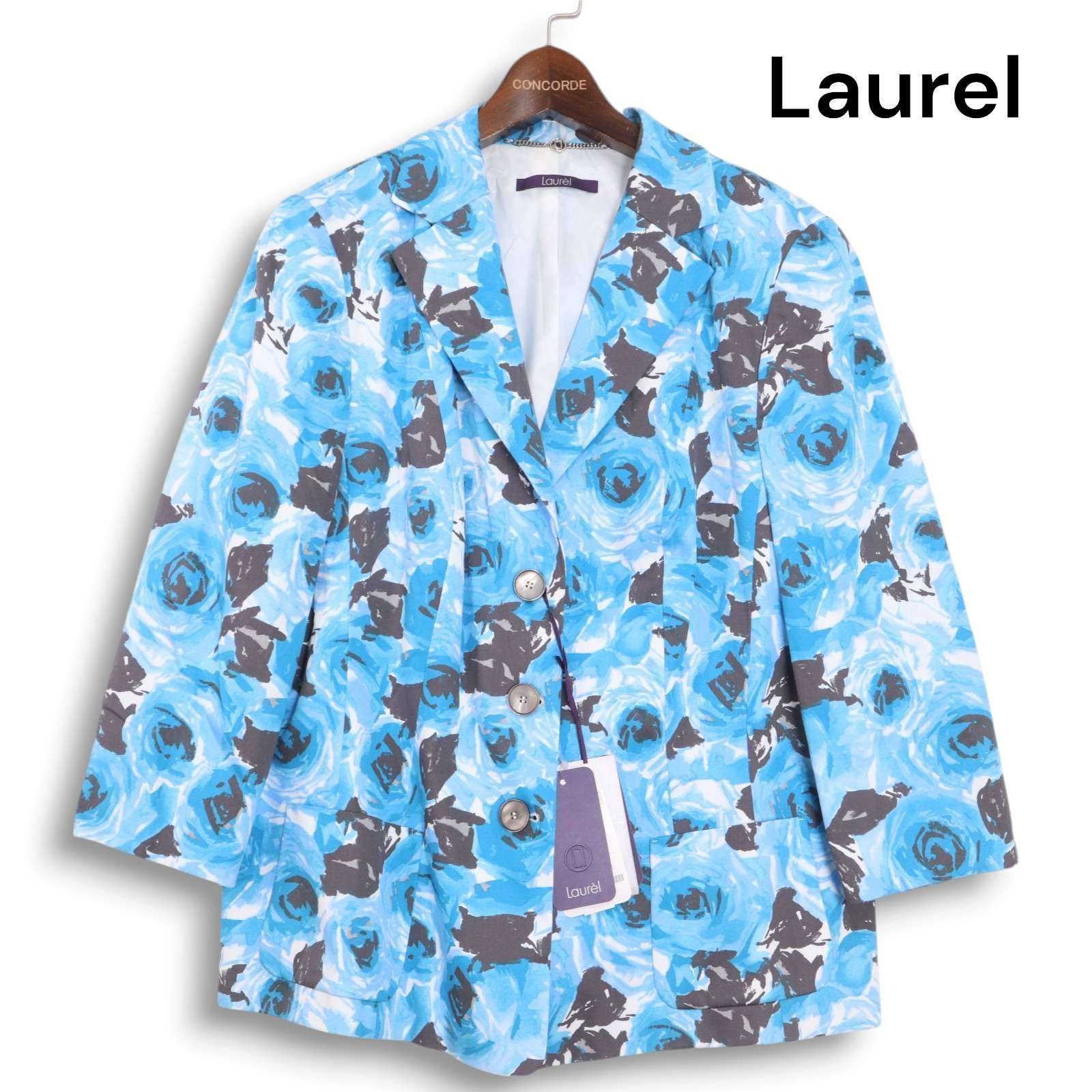 新品 未使用】 Laurel ローレル エスカーダ 通年 花柄 フラワー総柄 