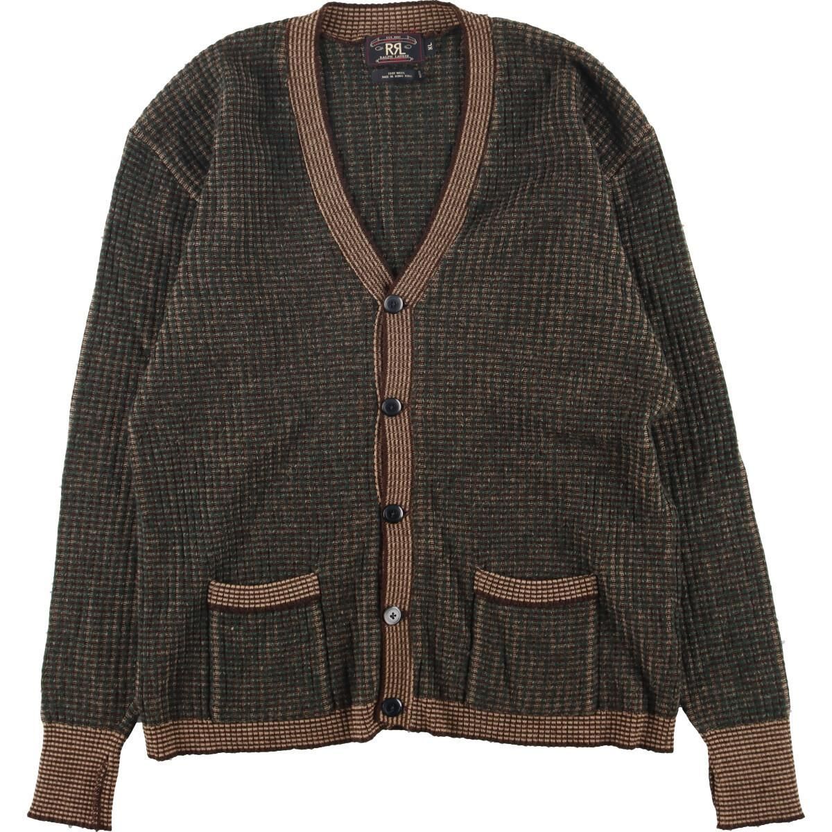 希少✨XLサイズ 90s RRL ダブルアールエル カーディガン ヴィンテージ 希少✨XLサイズ 90s RRL ダブルアールエル カーディガン