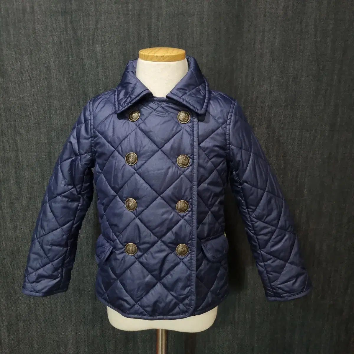 女の子児童 4T ポロ キルティングジャケット