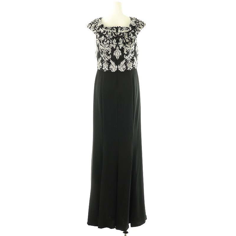 タダシショージ TADASHI SHOJI 切替 ロング ドレス ワンピース