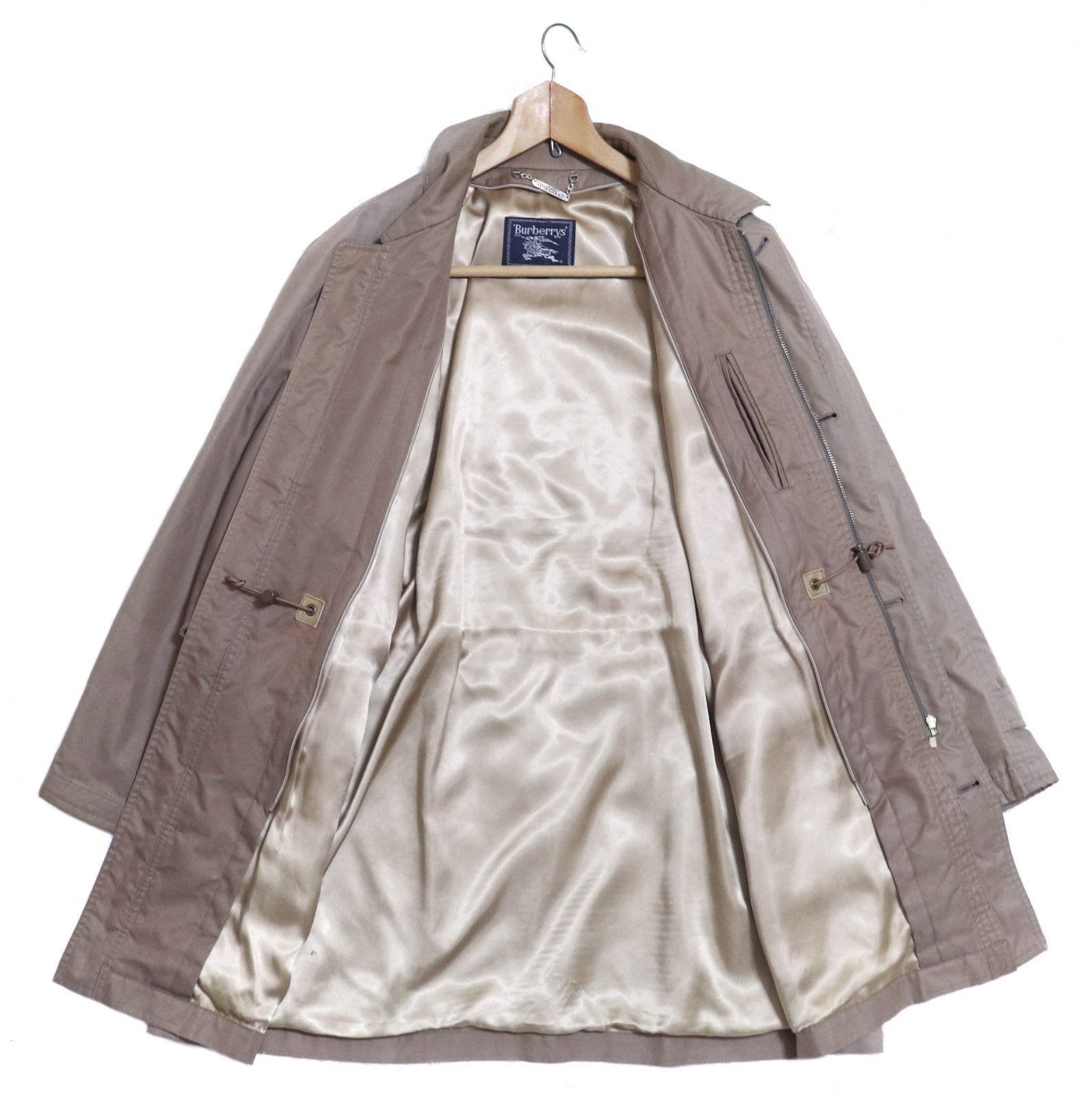 バーバリー ステンカラーコート ノバチェック ダウンライナー ベージュ バーバリー ステンカラーコート ノバチェック ダウンライナー