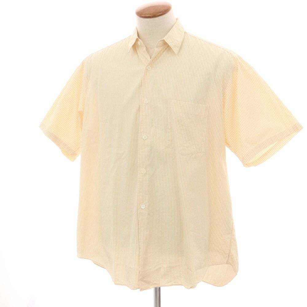 sillage コットン100% イエロー 半袖シャツ sillage コットン100% イエロー 半袖シャツ sillage シアージ