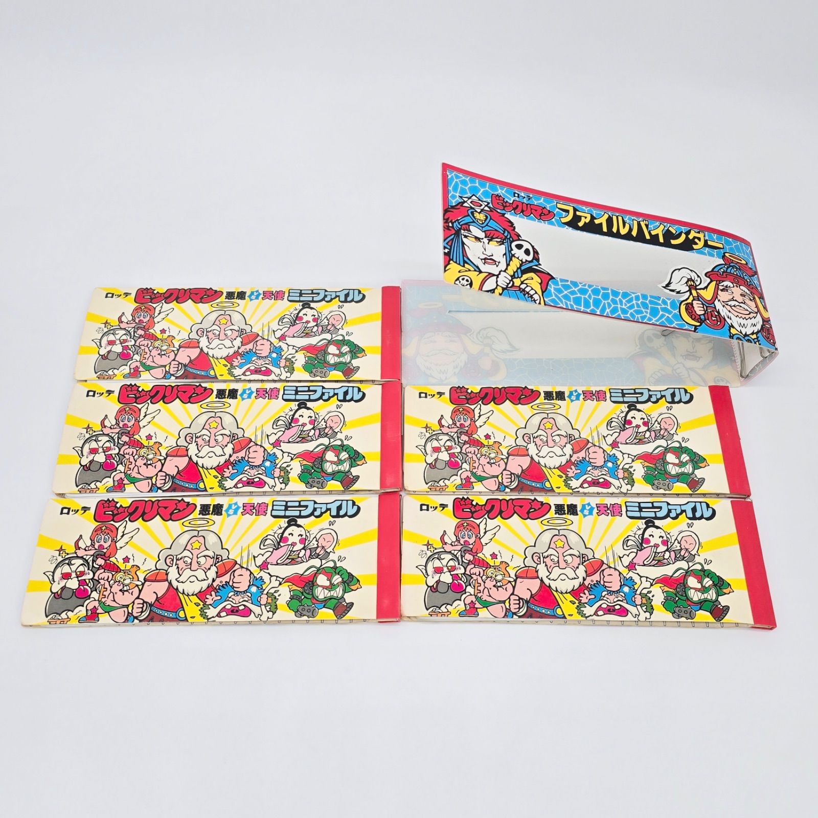 bikkuriman（LOTTE） - ビックリマン ファイルバインダー 5冊 ミニファイル 25冊 セット シール収納 ☆ビックリマン ファイルバインダー 5冊 ミニファイル 25冊