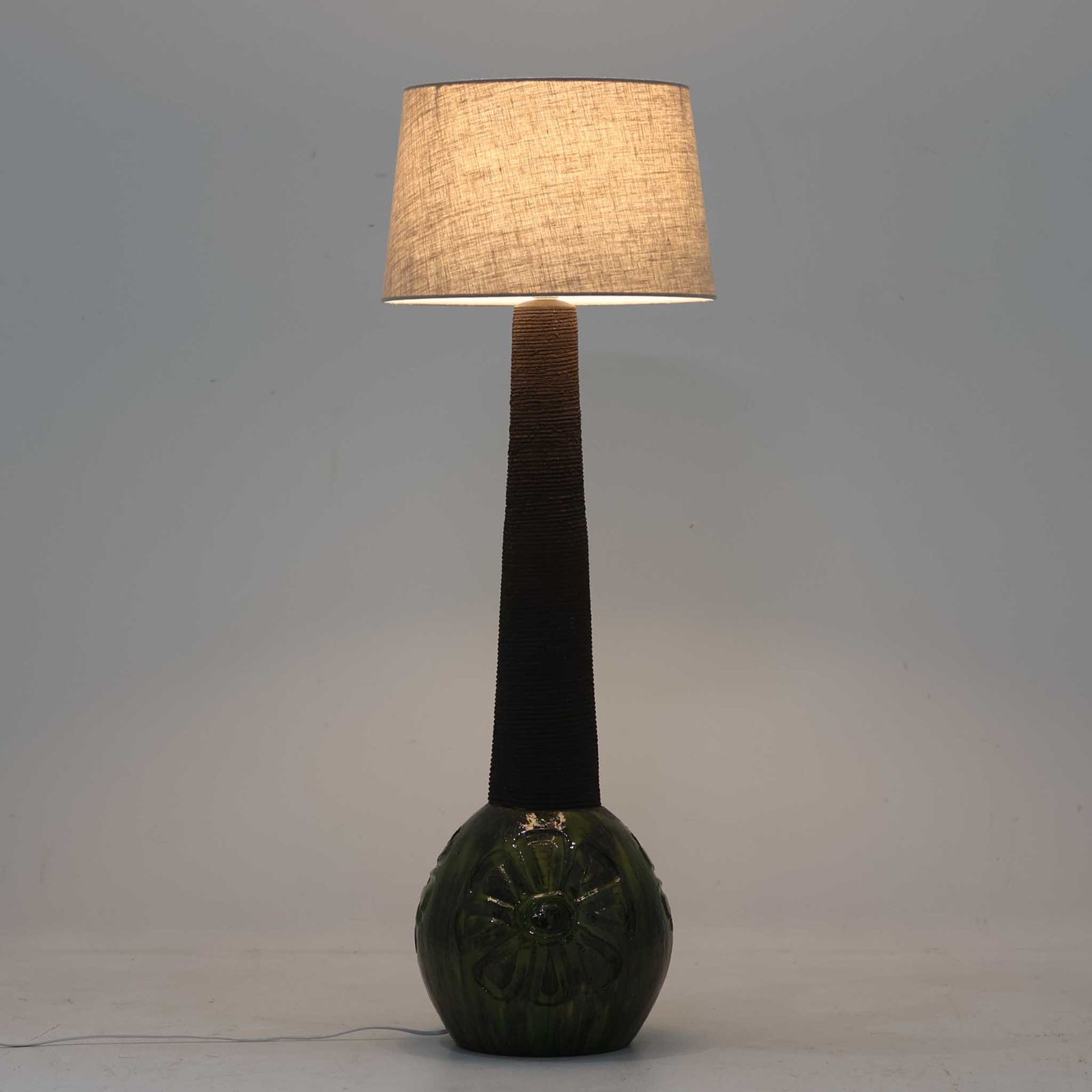 Soholm Keramik テーブルランプ 大きめ 高さ95cm スーホルム セラミック デンマーク製 北欧ビンテージ照明 DK18705