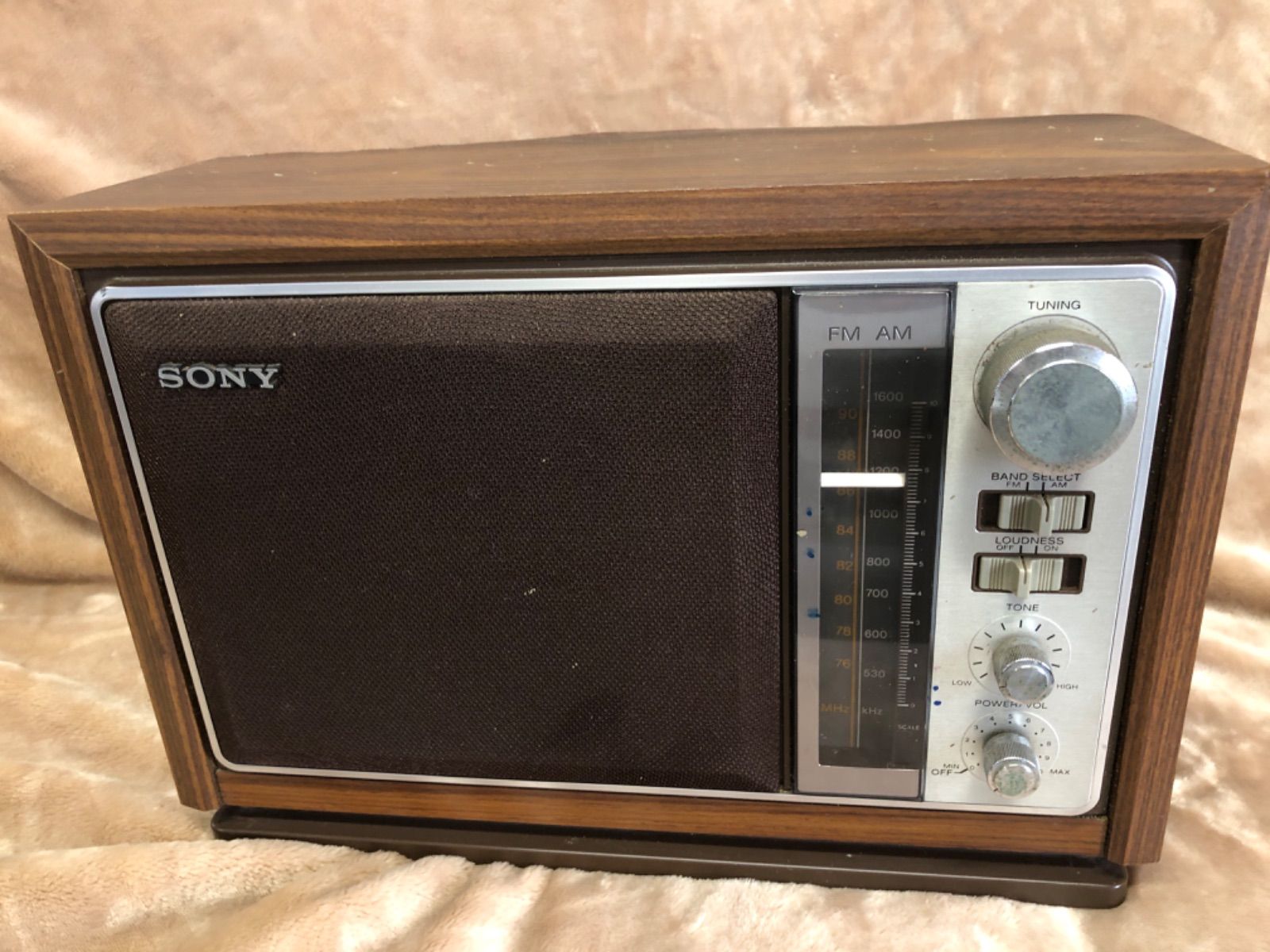 SONY ICF-530 クロックラジオレトロビンテージ