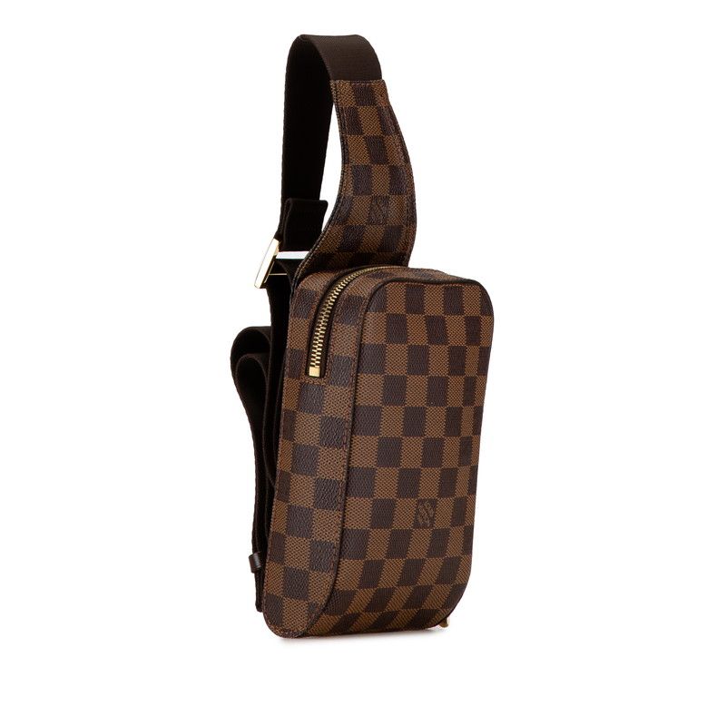 ルイ ヴィトン ダミエ ジェロニモス ボディバッグ ウエストバッグ N51994 ブラウン PVC レザー レディース LOUIS VUITTON【1-0163335】  - メルカリ