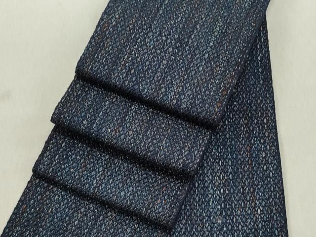 平和屋着物男性　本場筑前博多織　角帯　霞文　証紙付き　正絹　逸品　DAAL3414qp