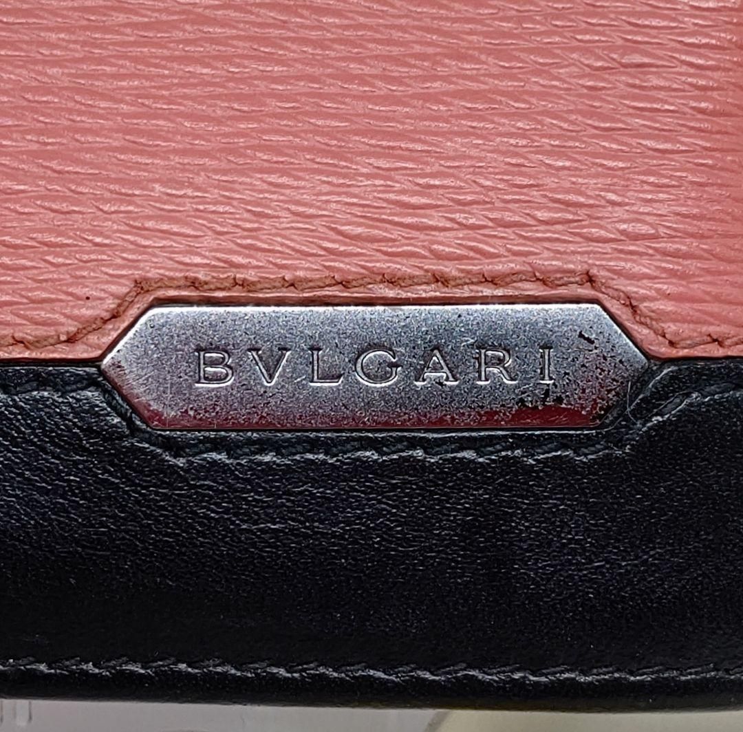 誕生日スタイリッシュ✨【BVLGARI】ブルガリバイカラー折財布