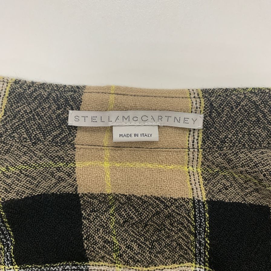  ステラマッカートニー レイヤード チェックシャツ ブラウス AFA 18 長袖 シャツ ブラウス