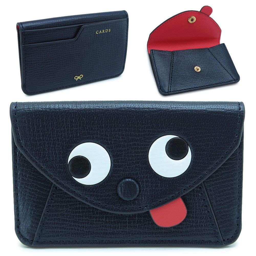 アニヤハインドマーチ カードケース レディース ザニー 5050925142793 名刺入れ マリン ダークネイビー系 ANYA HINDMARCH