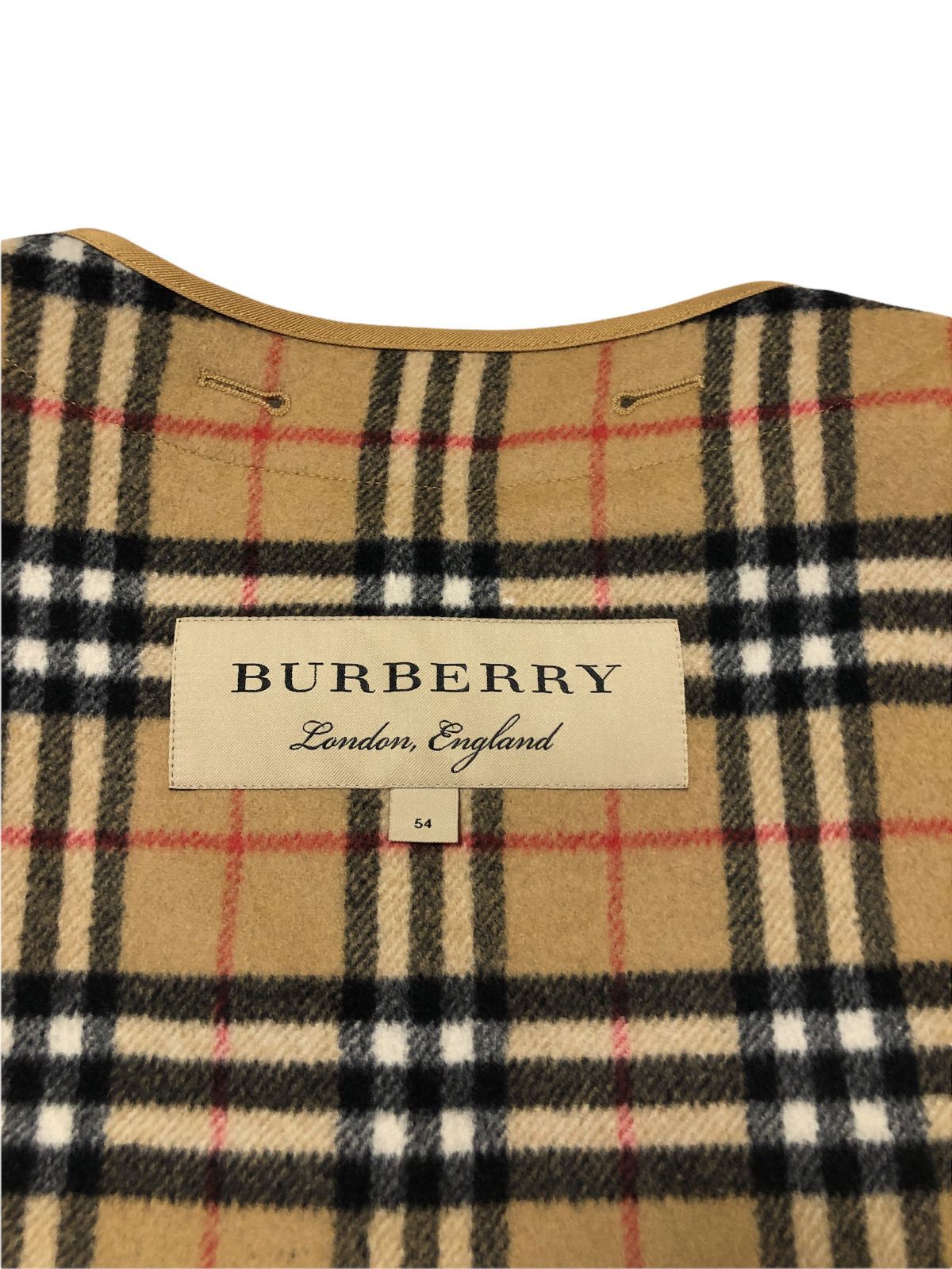 新品】Burberry バーバリーチェック ベスト ライナーのみ コート