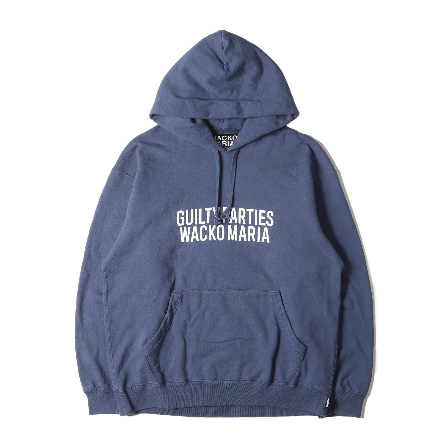 WACKO MARIA ワコマリア パーカー サイズ:XL 23AW ブランドロゴ ヘビーウェイト スウェットパーカー (HEAVY WEIGHT  PULLOVER HOODED SWEAT SHIRT) ネイビー トップス フーディー【メンズ】 - メルカリ