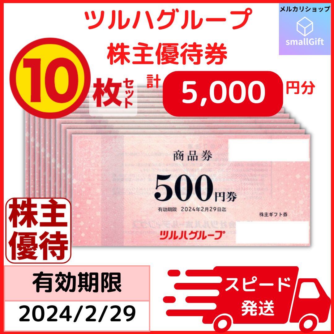 ツルハホールディングス 株主優待券 5000円分 / 2024年2月末 - メルカリ