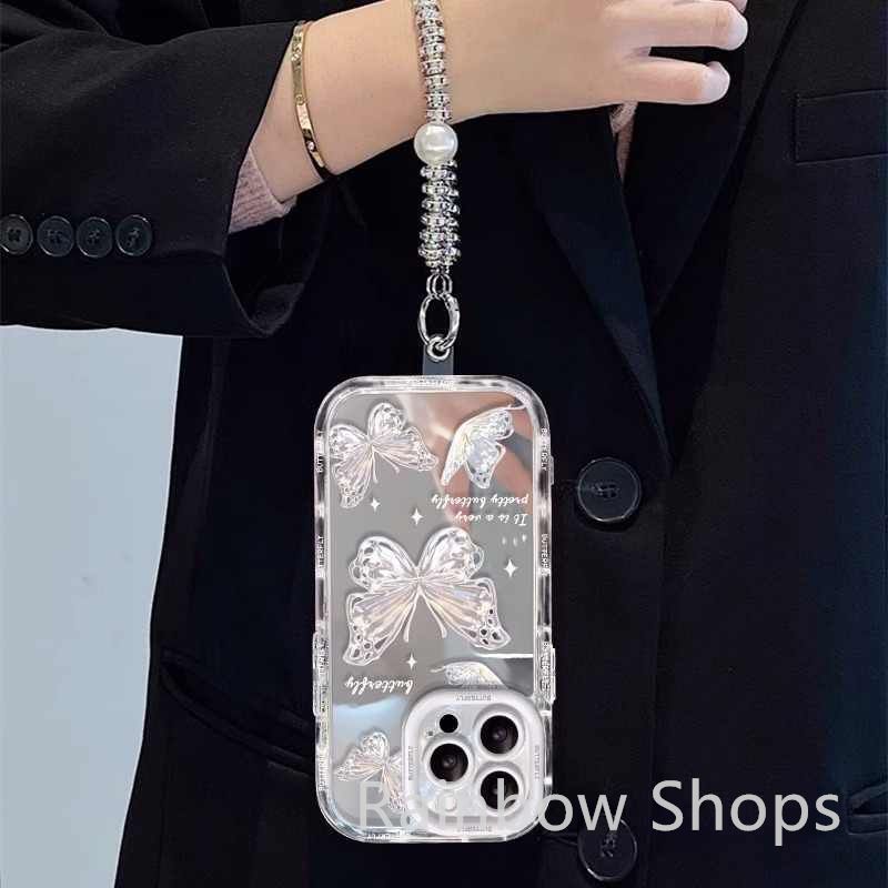 新品未使用】ピンク ミラー バター ケース アップル 15ProMax