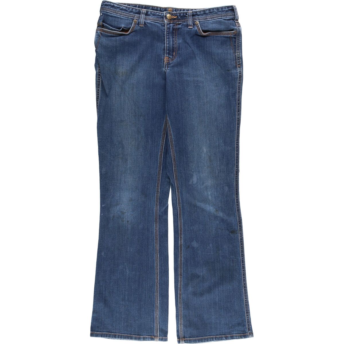 古着 カーハート Carhartt ORIGINAL FIT フ カットデニムパンツ レディースXL w32 相当|eaa549425